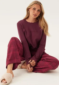 Calvin Klein Ls Tee Flannel Pant Set