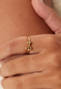 Pilgrim Lulu Bow Stack Ring -plate