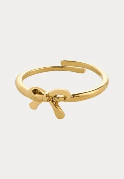 Pilgrim Lulu Bow Stack Ring -plate