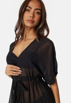 BUBBLEROOM Maxi Slit Beach Dress