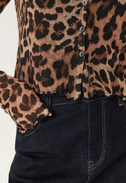 BUBBLEROOM Mesh Cardigan Top