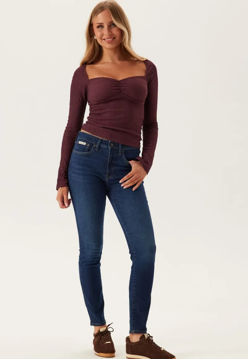 Calvin Klein Jeans Mid Rise Skinny Blue Orbit