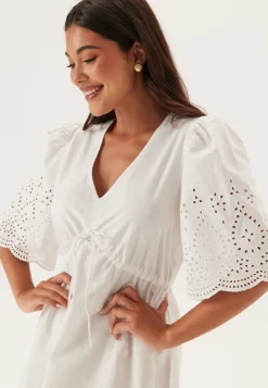 BUBBLEROOM Midi Broderie Anglaise Dress