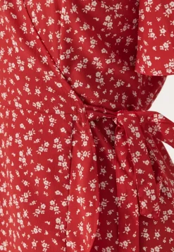 BUBBLEROOM Midi Butterfly Wrap Dress