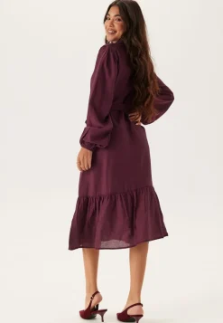Happy Holly Midi Shirt Dress