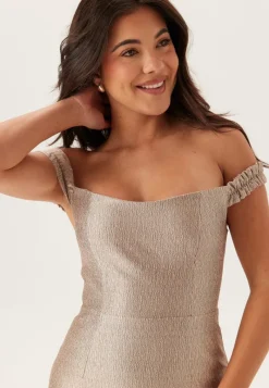 FOREVER NEW Mindy Bardot Ruffle Midi