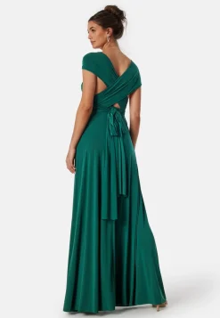 Goddiva Multi Tie Maxi Dress