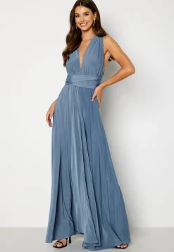 Goddiva Multi Tie Maxi Dress