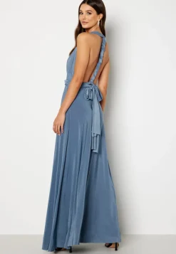 Goddiva Multi Tie Maxi Dress