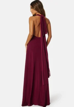 Goddiva Multi Tie Maxi Dress
