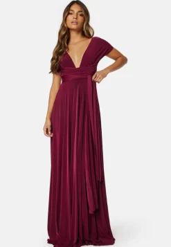 Goddiva Multi Tie Maxi Dress
