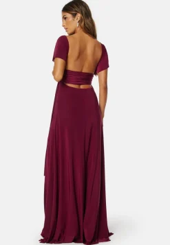 Goddiva Multi Tie Maxi Dress