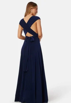 Goddiva Multi Tie Maxi Dress