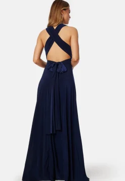 Goddiva Multi Tie Maxi Dress