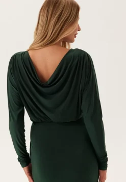 Goddiva Multi Way Long Sleeve Maxi Dress