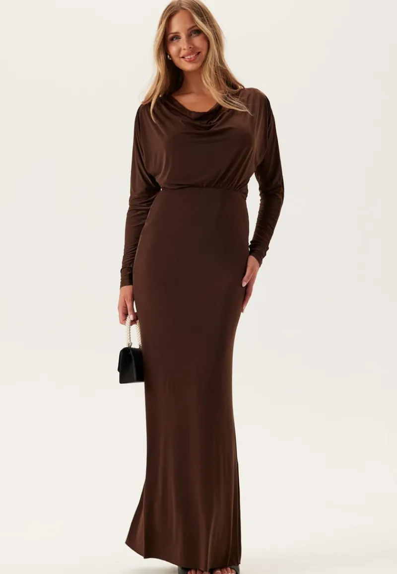 Goddiva Multi Way Long Sleeve Maxi Dress