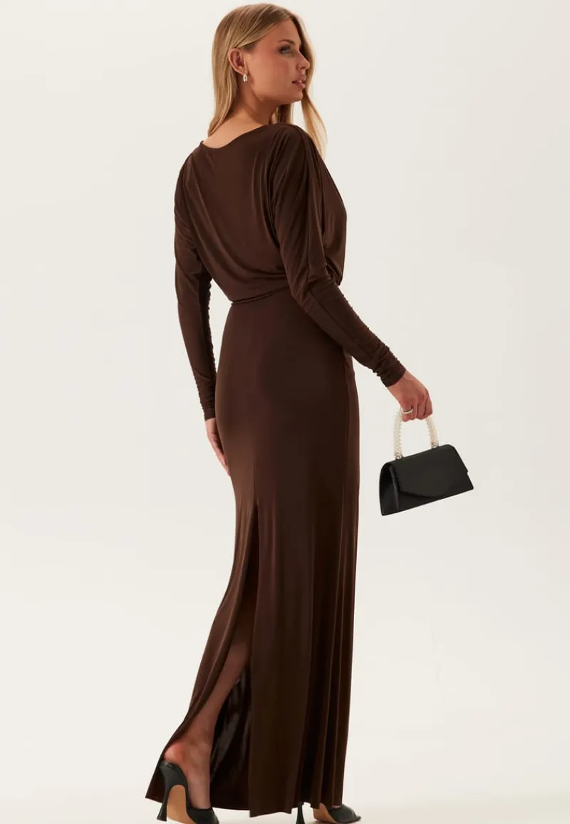 Goddiva Multi Way Long Sleeve Maxi Dress