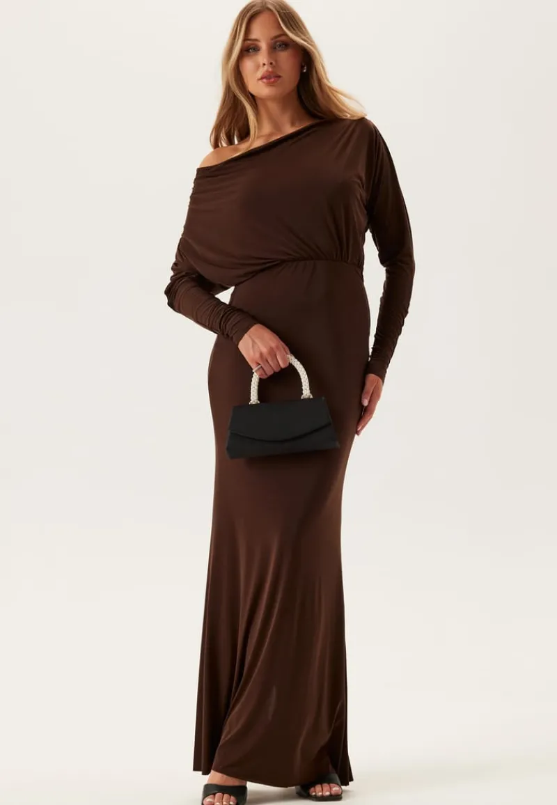 Goddiva Multi Way Long Sleeve Maxi Dress