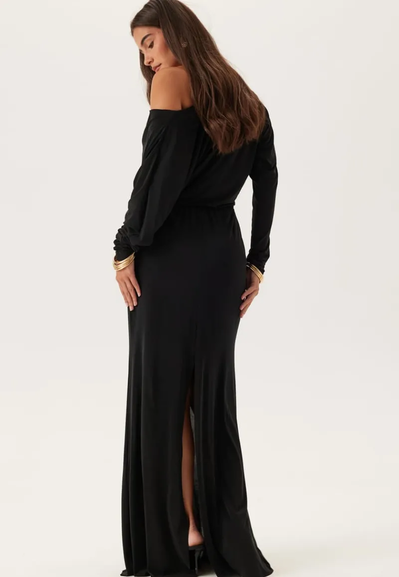 Goddiva Multi Way Long Sleeve Maxi Dress