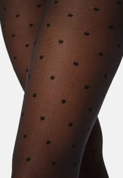Pieces New Nikoline 20 Den Dot Tights