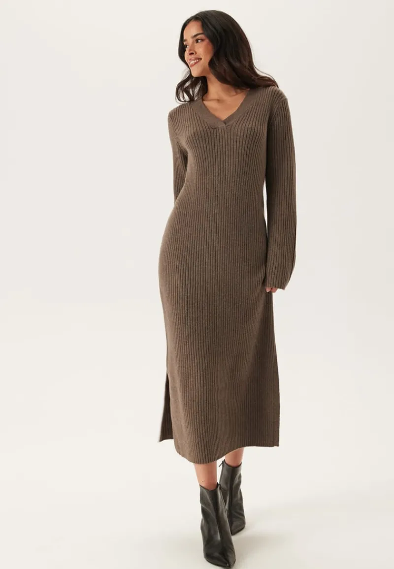 Object Collectors Item Objelva L/S RE V-NECK KNIT DRE