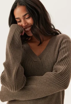 Object Collectors Item Objelva L/S RE V-NECK KNIT DRE