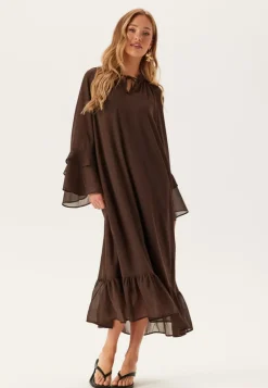 Object Collectors Item Objgina L/S RE V-NECK MIDI DRE