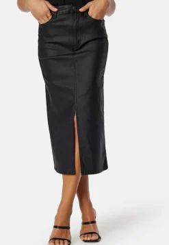 Object Collectors Item Objnaya Coated Mid Waist Skirt