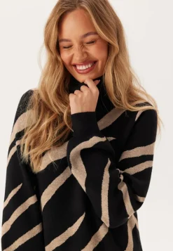 Object Collectors Item Objray L/S Knit Rollneck Dress