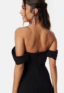 Goddiva Off Shoulder Maxi Dress