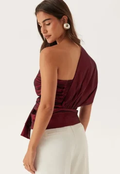 Bubbleroom Occasion One Shoulder Bow Top