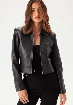 ONLY Onlamili L/S ZIP FAUX LEA JACK