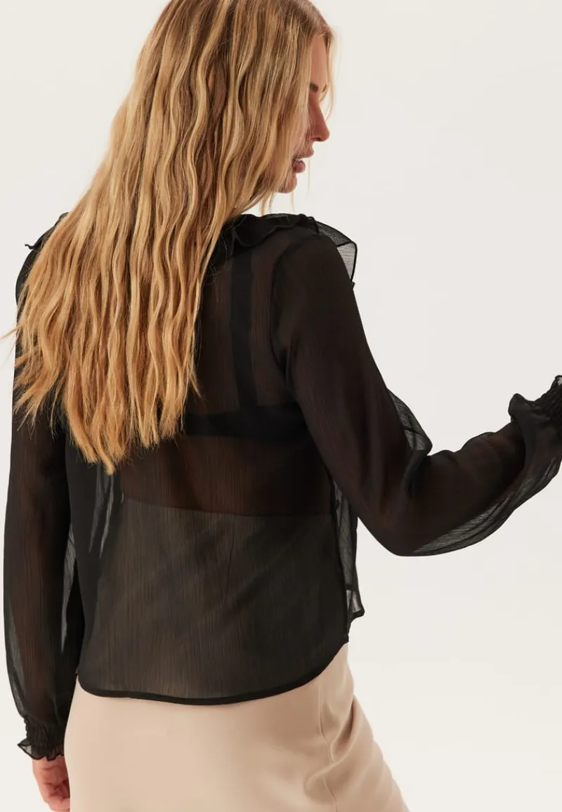 ONLY Onlanina Life Ls Ruffel V-neck