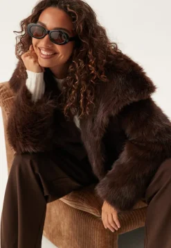 ONLY Onldawn Life Faux Fur Jacket