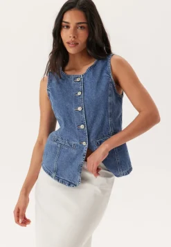 ONLY Onlgiulina S/L BUTTON VEST DNM