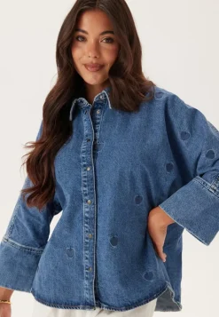 ONLY Onlgrace 3/4 HEART EMB DNM SHI