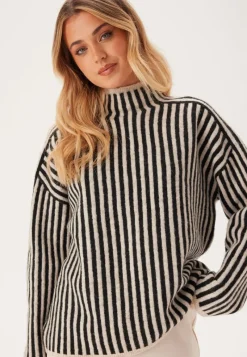 ONLY Onlgro Life Ls Stripe High Nec