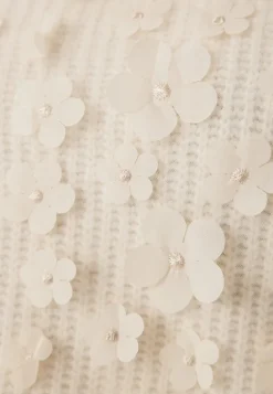 ONLY Onlhua Life Ls Flower Detail O-neck Knit