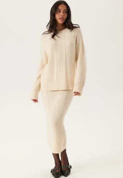 ONLY Onlkatia Ls Cabel Ls O-neck Cc