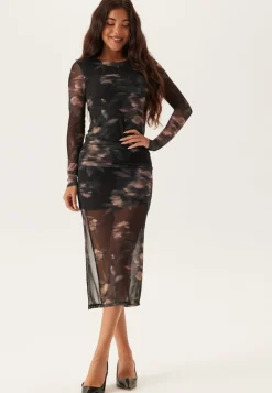 ONLY Onlkaya Life Ls Midi Mesh Dres