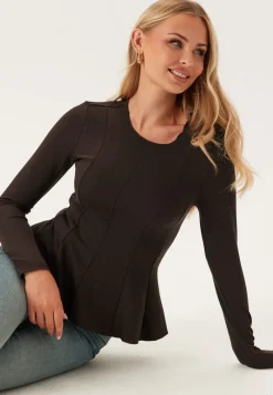 ONLY Onlkenya L/S PEPLUM TOP JRS PE