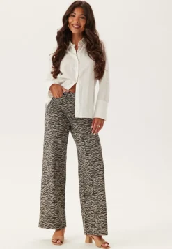 ONLY Onlmadison Hw Wide Animal Pant