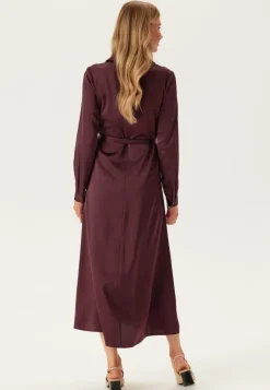 ONLY Onlmika Vis Satin L/S LONG DRE