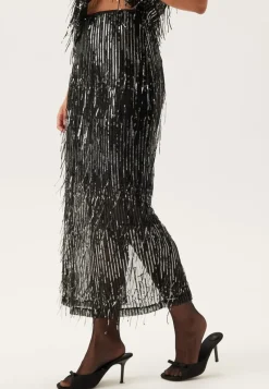 ONLY Onlspacy Hw Long Sequins Skirt