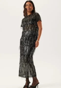 ONLY Onlspacy Hw Long Sequins Skirt