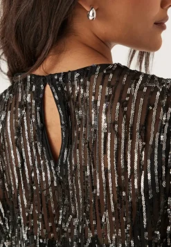 ONLY Onlspacy Ss Sequins Top