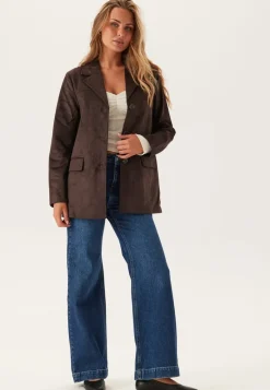 ONLY Onltulip Faux Suede Blazer Coa