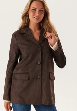 ONLY Onltulip Faux Suede Blazer Coa