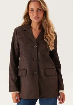 ONLY Onltulip Faux Suede Blazer Coa