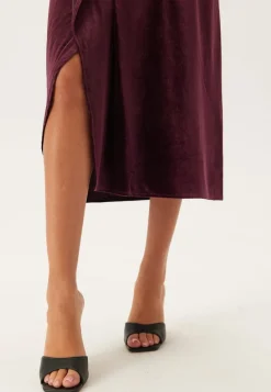 Chiara Forthi Overlap Velvet Dress